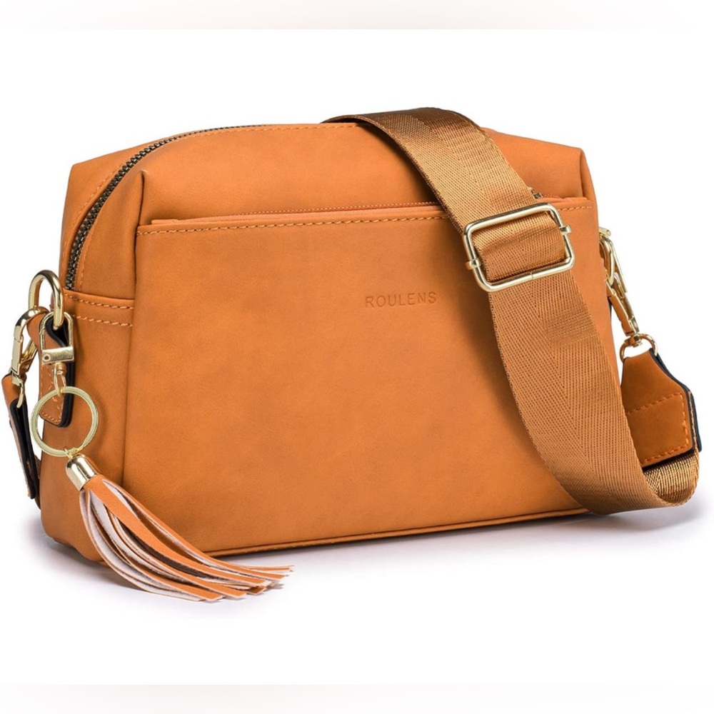 Roulens Triple Zip Small Crossbody Bag